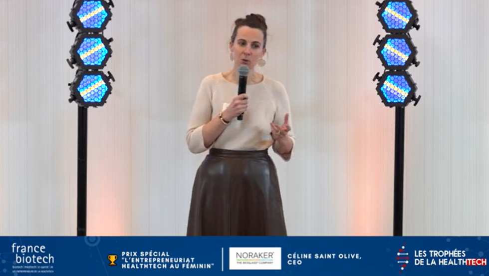 Céline Saint Olive Noraker Trophée de lEntreprenariat Healthtech